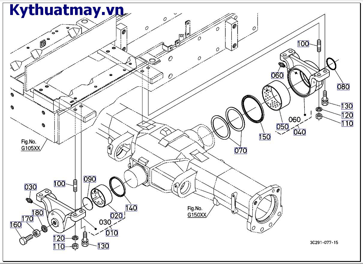 Giá đỡ cầu xe trước